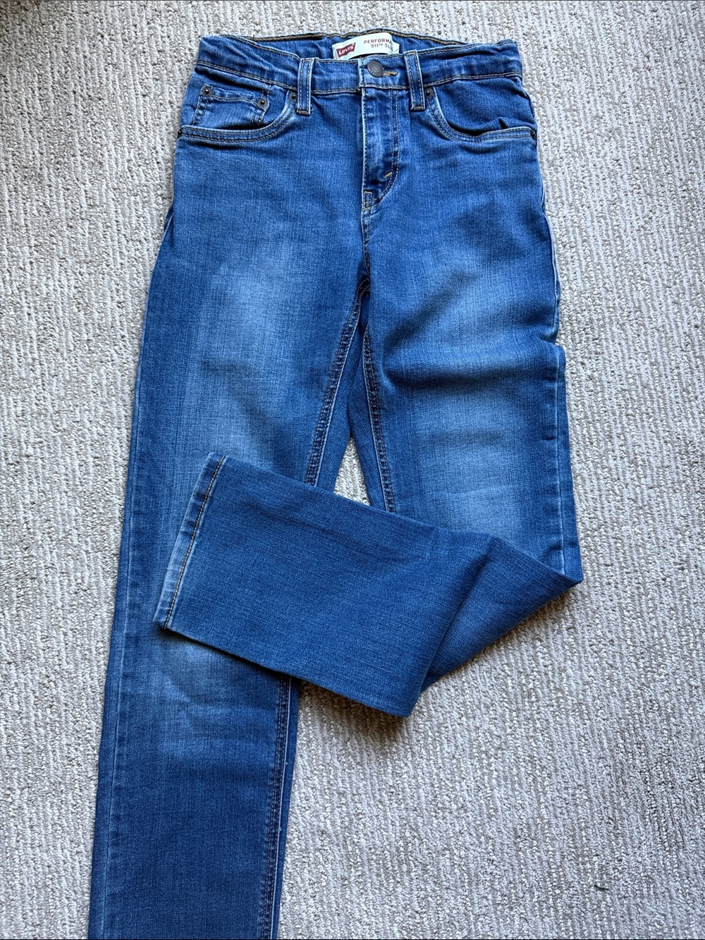 Levi's Blue Straight Leg Jeans